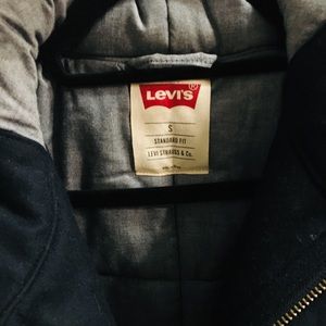 Levi’s Hooded Wool Blend Outerwear